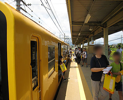 東員駅到着