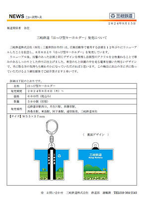 はっぴ型キーホルダー